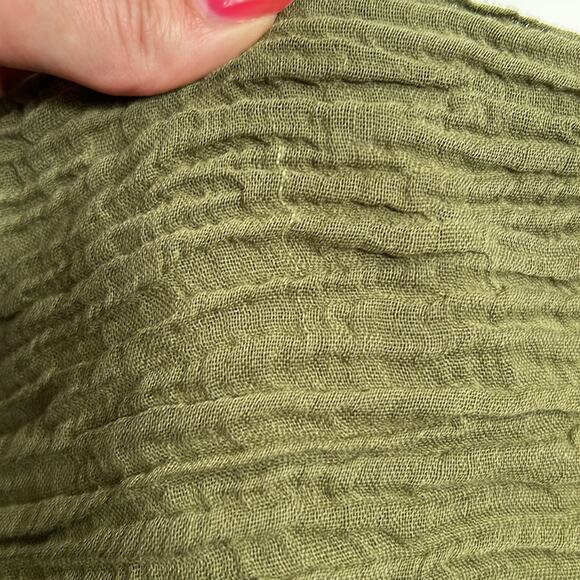 ZIMMERMANN Belted Crinkled Ramie and Cotton Blend Jumpsuit - Picture 10 of 11